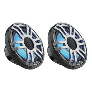 Hertz Marine HMX 6.5 S-LD-G 6.5 Inch 2 Way RGB LED Coaxial Speakers 75w RMS