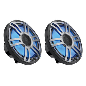 Hertz Marine HMX 8 S-LD-G 8 Inch 2 Way RGB LED Coaxial Speakers 100w RMS