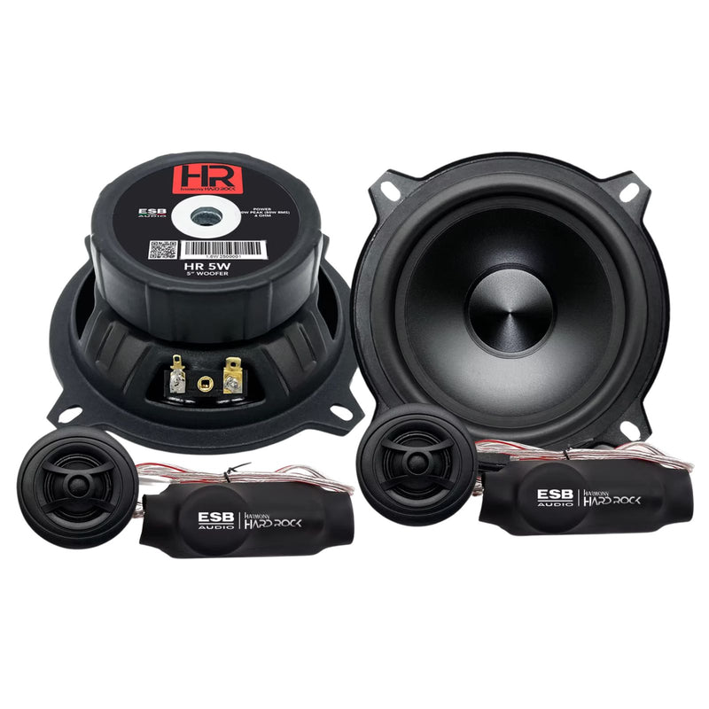 ESB HR 5K2X 5 Inch 2 Way Component Speaker Kit 60w RMS