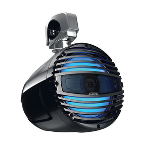 Hertz Marine HTX 8 M-CL-TC 8 Inch 2 Way Tower RGB LED Coaxial Speaker 100w RMS