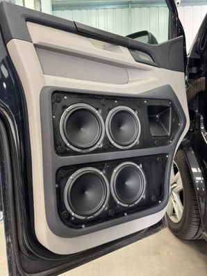 Jehnert Volkswagen Transporter VW T6 Door Card Doorboards with Quad Bass System