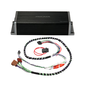 Kicker KEY200.4ISO Amp 4 Channel Full Range Car Smart Amplifier & DSP 4x50w