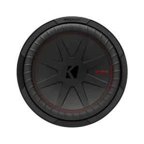 Kicker 48CWR124 CompR 12″ Dual 4 Ohm Subwoofer 500w RMS