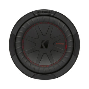 Kicker 48CWR84 CompR 8″ Dual 4 Ohm Subwoofer 300w RMS