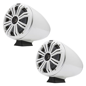 Kicker 46KMFC8W KM Marine 8" Tower Coaxial Speakers 150w