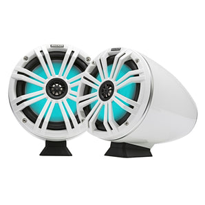 Kicker 46KMFC8W KM Marine 8" Tower Coaxial Speakers 150w