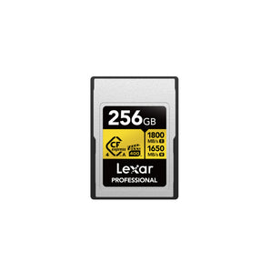 Lexar 256GB Professional CFexpress 4.0 Type A Memory Card Gold Series