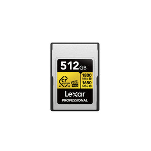Lexar 512GB Professional CFexpress 4.0 Type A Memory Card Gold Series