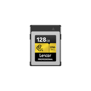 Lexar 128GB Professional CFexpress 2.0 Type B Memory Card Gold Series
