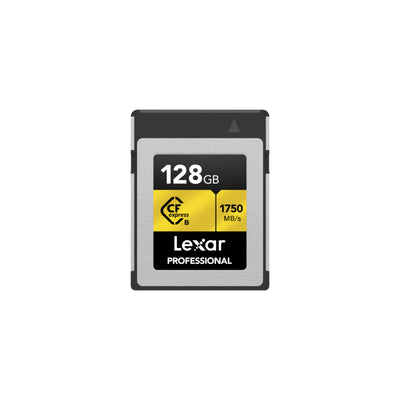 Lexar 128GB Professional CFexpress 2.0 Type B Memory Card Gold Series
