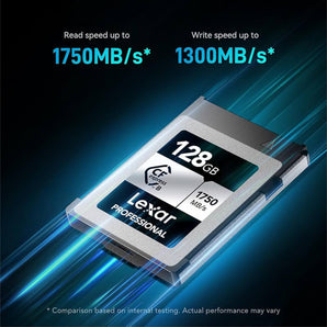Lexar 128GB Professional CFexpress Type B Memory Card Silver Series