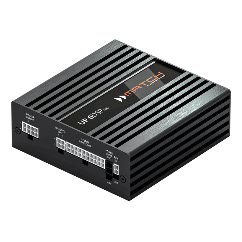 Match UP 6DSP MK2 Universal Amp Upgrade 6 Channel Amplifier & 7 Channel DSP