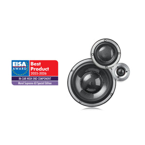 Morel Supremo 63 Special Edition SE 3-Way 6.5 Inch Component Speakers 140w RMS