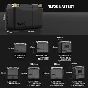 NOCO Lithium NLP20 600A Powersport Motorcycle Battery