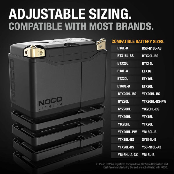 NOCO Lithium NLP20 600A Powersport Motorcycle Battery