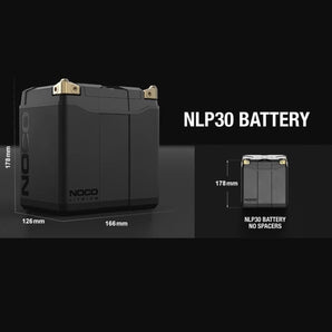 NOCO Lithium NLP30 700A Powersport Motorcycle Battery