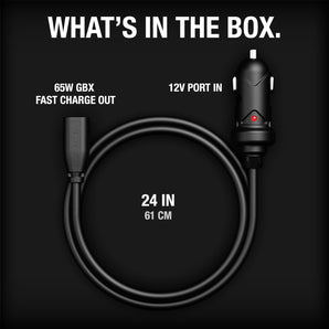 NOCO GBC011 Rapidly Charge 65W 12V Boost X Car Charger GBX155 GBX45 GBX55 GBX75 - CEN