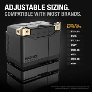 Noco Lithium NLP5 12V 250A Group 5 Powersport Motorcycle Motorbike Battery