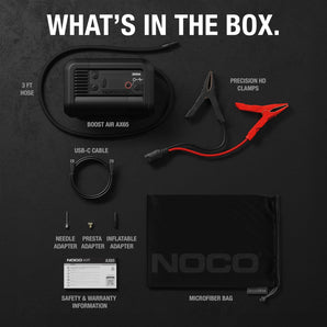 Noco Boost Air AX65 2000A Jump Starter Battery Booster & 100PSI Air Compressor - CEN