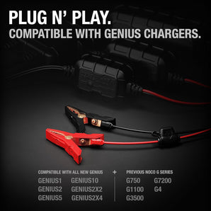 NOCO GC001 X-Connect Micro Battery Clamps with M6 Eyelets for Genius 1 2 5 10