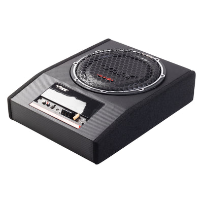 Vibe Underseat Subwoofer 10 Inch Active Sealed Slim Car Sub Enclosure 300w RMS
