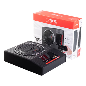 Vibe Underseat Subwoofer 10 Inch Active Sealed Slim Car Sub Enclosure 300w RMS - CEN