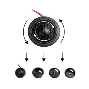 Option Audio P-165 Plug & Play Component Speakers for Nissan Renault Smart