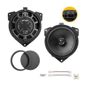 Option Audio TY-170X Plug & Play Coaxial Speakers for Toyota Lexus BYD Sealion