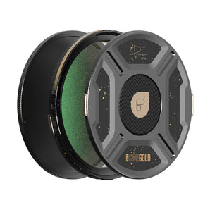 PolarPro CineGold Filter Helix MagLock 1/2 Gold Mist Diffusion Lens Filter