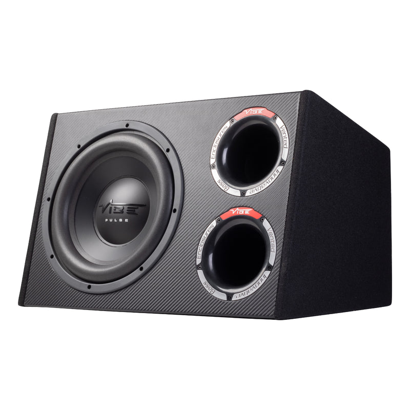 Vibe Active Subwoofer Enclosure 12 Inch Amplified Car Sub Bass Box 350w RMS