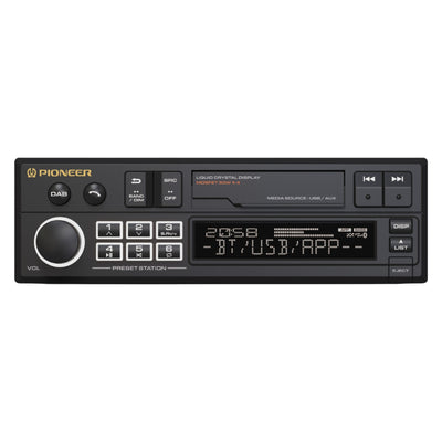 Pioneer SXT-C10PS Retro Car Stereo Bluetooth DAB+ USB Aux Classic Radio OEM Look