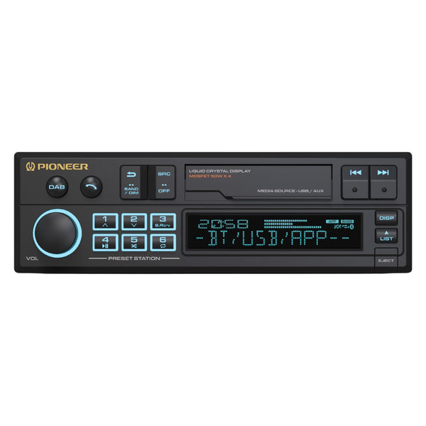 Pioneer SXT-C10PS Retro Car Stereo Bluetooth DAB+ USB Aux Classic Radio OEM Look - CEN