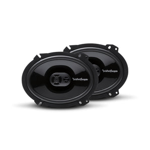 Rockford Fosgate P1683 Punch 6x8 Inch 3 Way Full Range Coaxial Speaker 65w RMS