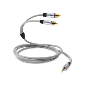 QED Performance QE7737 Stereo 3.5mm Jack to Phono Cable 3m