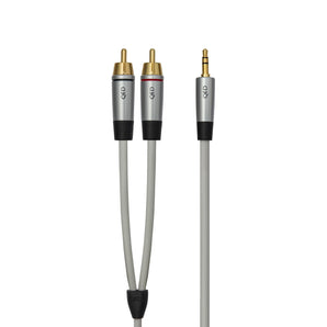 QED Performance QE7737 Stereo 3.5mm Jack to Phono Cable 3m