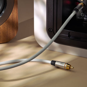 QED Performance QE7717 Subwoofer Cable Interconnect RCA 10m