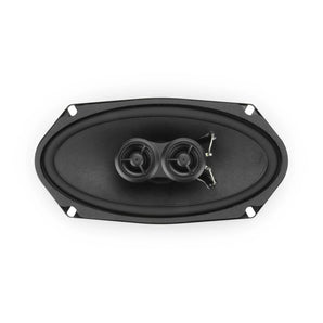 RetroSound Premium Triax 3 Way Stereo Speakers 4x8 Inch Sold as a Pair 60w RMS