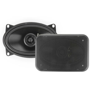 RetroSound Premium Stereo Speakers 4x6 Inch with Grills Sold as a Pair 25w RMS