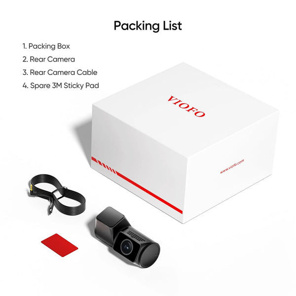 Viofo RC320 Rear Dash Camera 1080p HD for A229 Pro & Plus