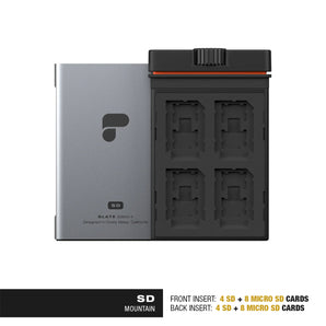 PolarPro Slate II SD & Micro SD Premium Memory Card Holder Case Mountain - CEN