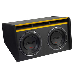 Vibe Subwoofer Enclosure Slick MIT Twin 12 Inch Passive Sub Bass Box 1000w RMS - CEN