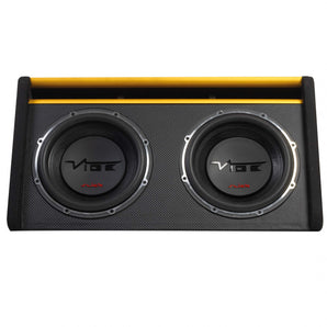 Vibe Subwoofer Enclosure Slick MIT Twin 12 Inch Passive Sub Bass Box 1000w RMS - CEN