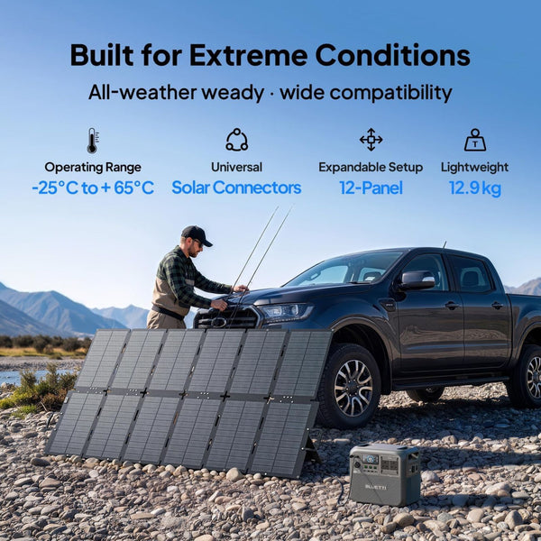Bluetti Sora 500 Portable Solar Panel IP67 Waterproof 500W