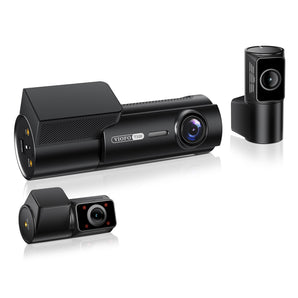 Viofo T330 3CH Dash Cam Front 4K, 2K Rear & Cabin Camera