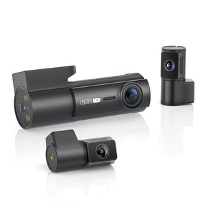 Viofo T340 4CH Dash Cam Front 4K, 2K Rear, Cabin & Telephoto Camera