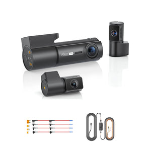 Viofo T340 4CH dash cam bundle with HK6-F hardwire kit and 8pcs fuse taps