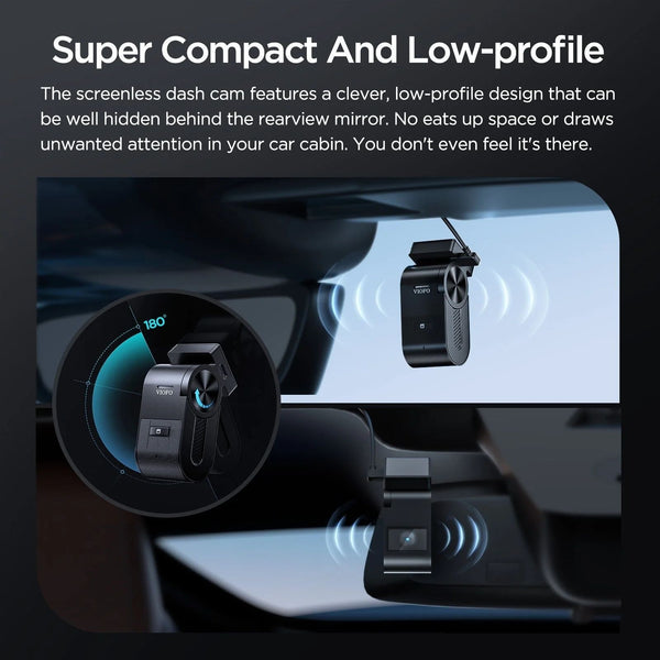 Viofo VS1 Mini Dash Cam Front 1 Channel 2K Quad HD 30FPS