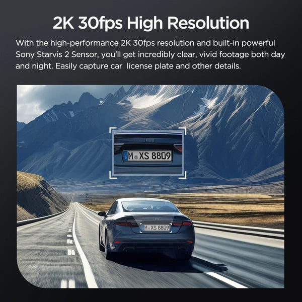 Viofo VS1 Mini Dash Cam Front 1 Channel 2K Quad HD 30FPS