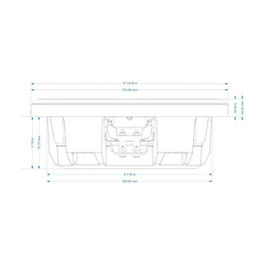 Wavtech 10 Inch Professional Series Shallow Subwoofer ThinPro10 Sub 4 Ohm - CEN