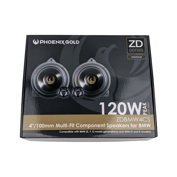 Phoenix Gold ZDBMW4CS 4″ BMW Speaker Upgrade Kit 60w RMS